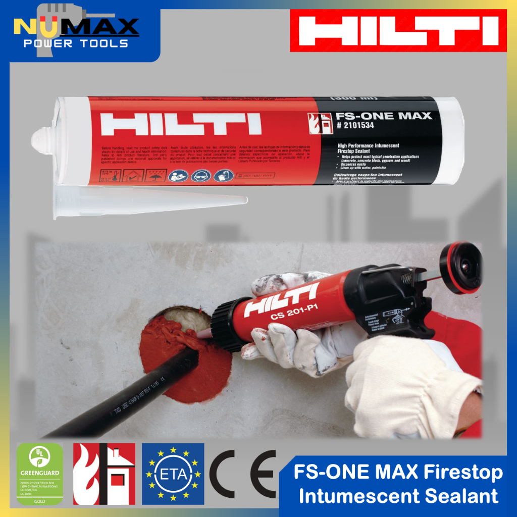 HILTI FS-ONE MAX Firestop Intumescent Sealant ( 300ml ) | Shopee Singapore