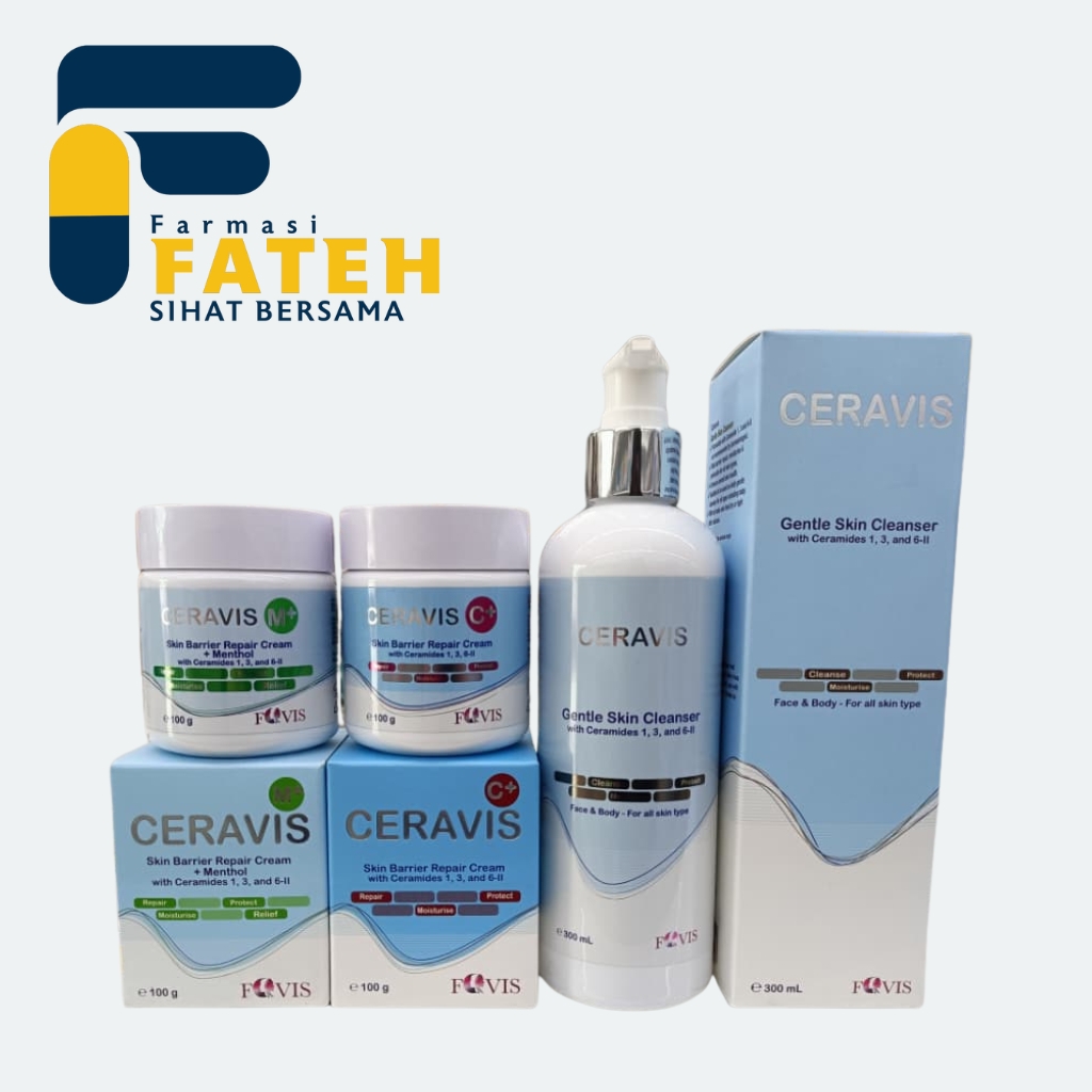 CERAVIS SKIN BARRIER REPAIR C+, M+ CREAM & GENTLE SKIN CLEANSER (for ...