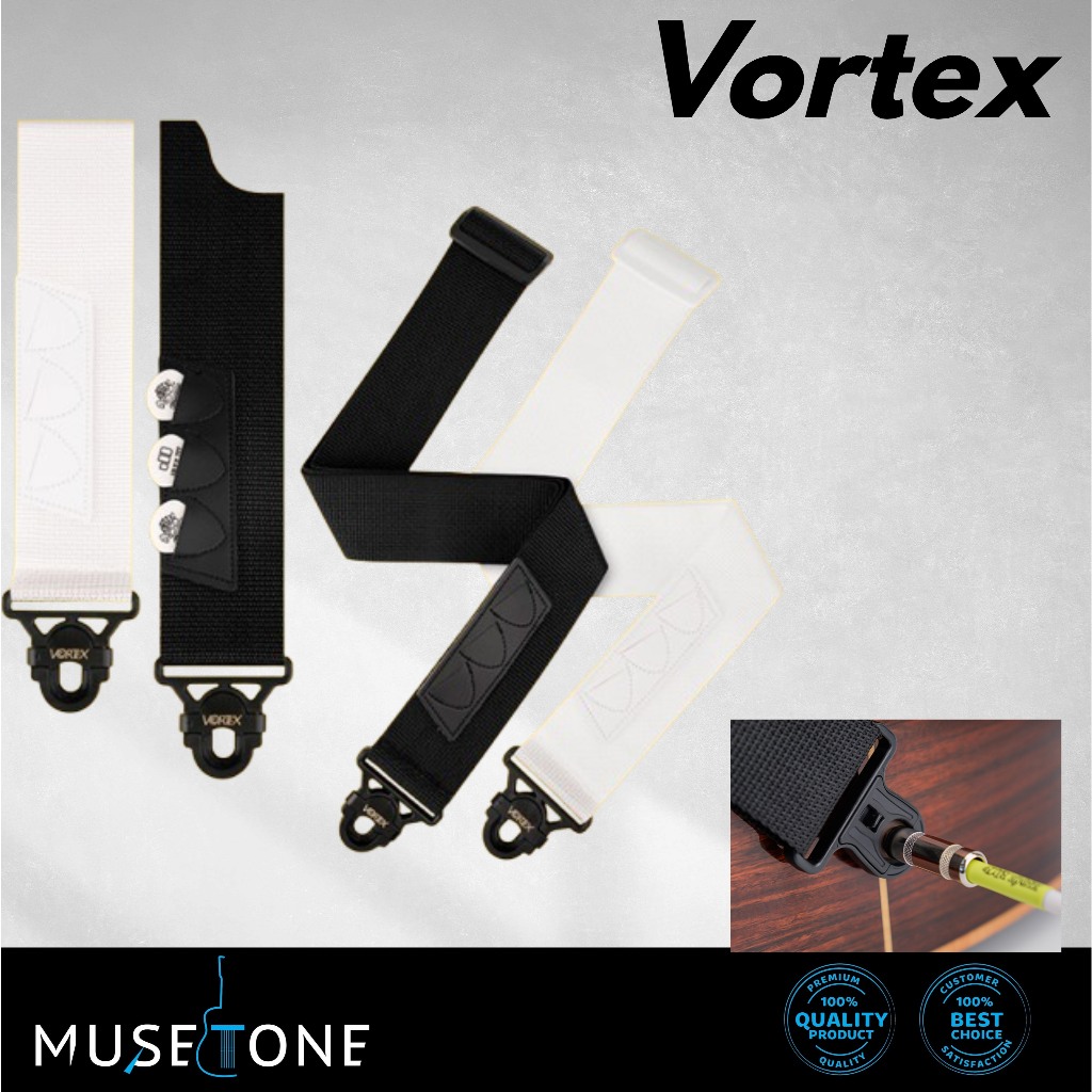Vortex Electric, Acoustic Guitar Strap with Strap Lock Multi Functional ...