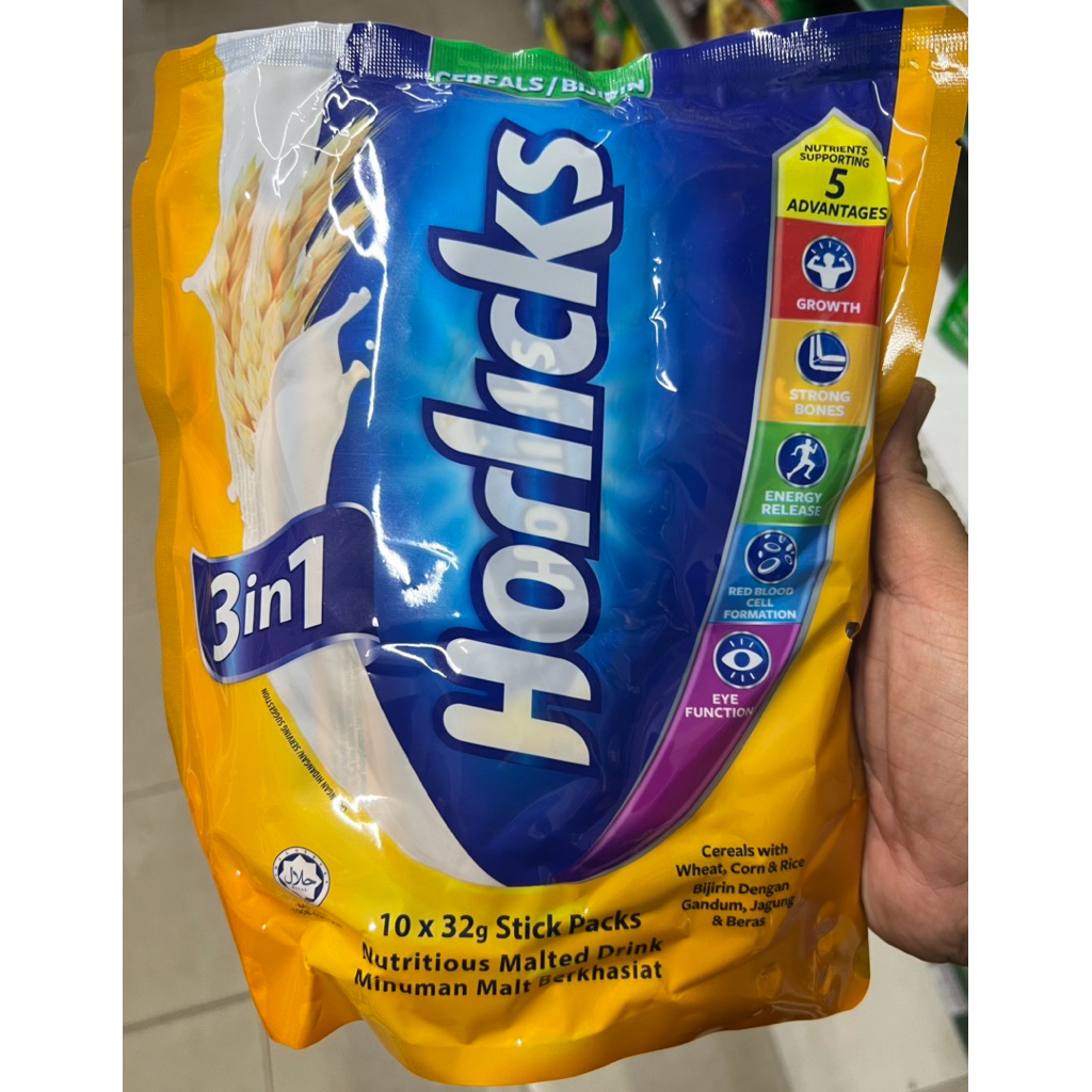 HORLICK INSTANT CEREALS DRINK 3IN1 (10sX32g) | Shopee Singapore