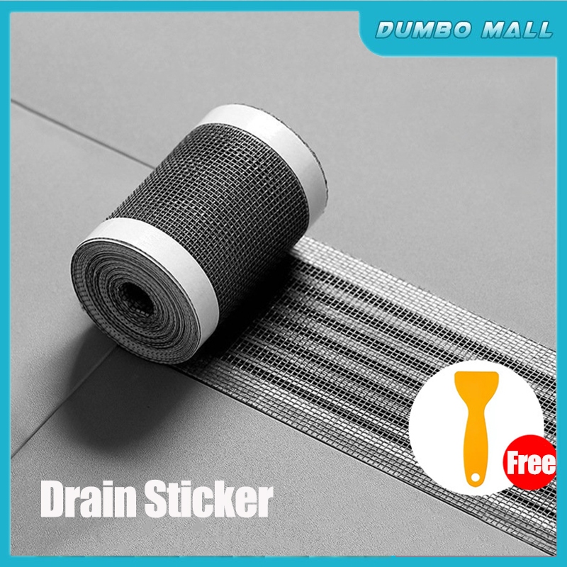 100cm Disposable Floor Drain Sticker Anti-blocking Drain Net Roll ...