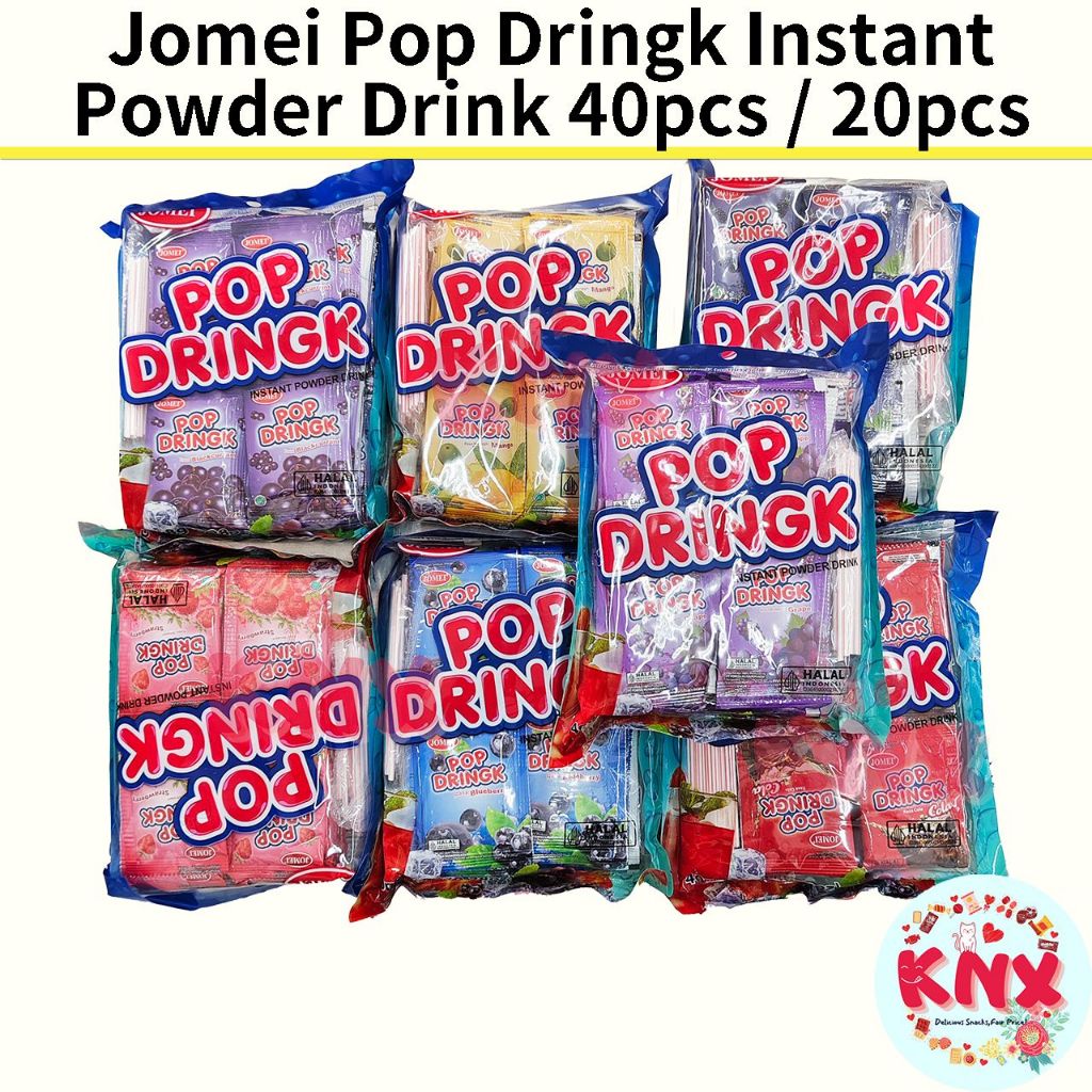Pop Dringk Minumam Serbuk Segera Instant Powder Drink 40pcs/20pcs ...