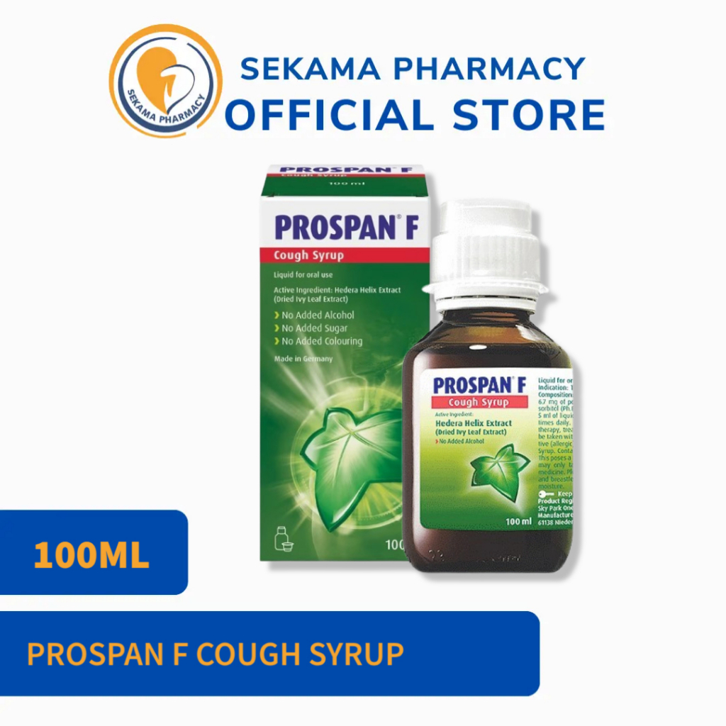 PROSPAN F COUGH SYRUP 100ML [EXP: 10/2027] | Shopee Singapore