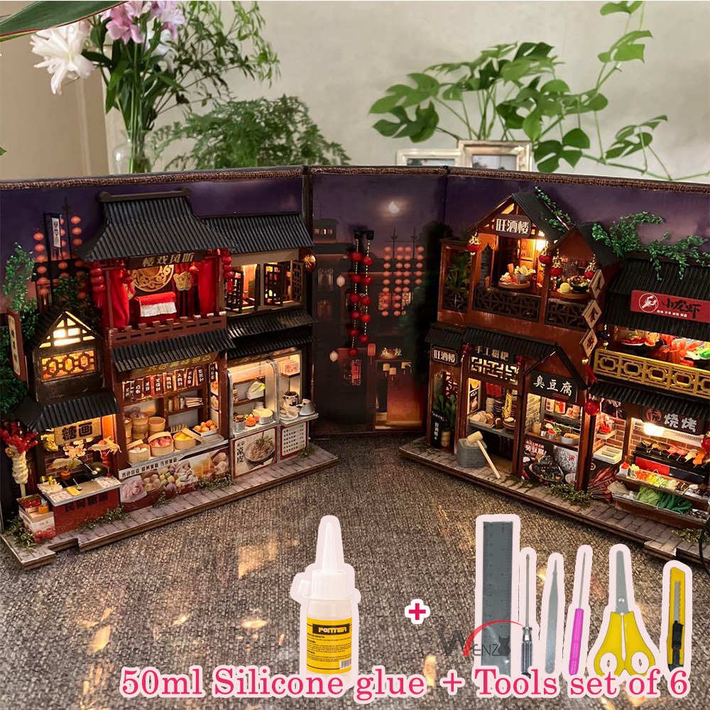 Zhong Hua Mei Shi TC27 with Dust Cover/Light 3D Wooden Puzzle Book