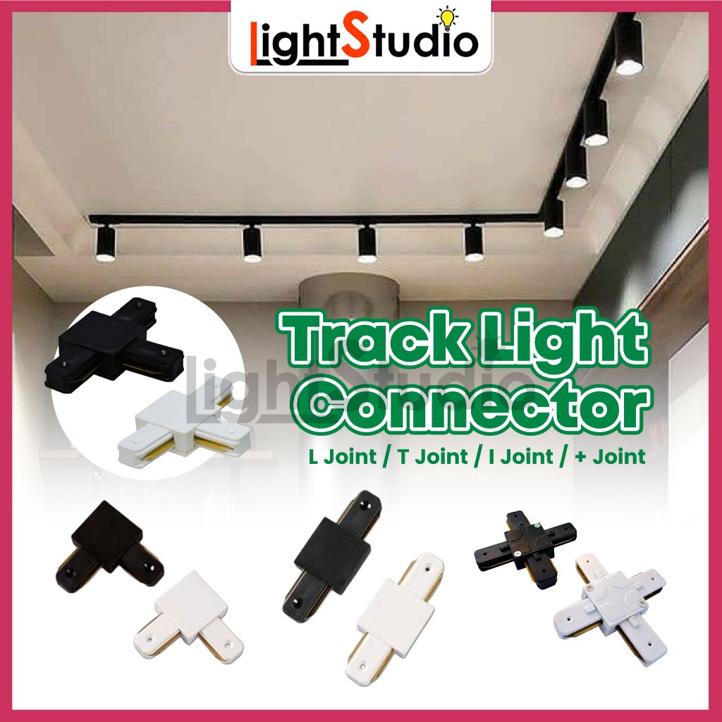 Track Light Connector Joints | 4 Types of Joints (I-Shape, T-Shape, L ...