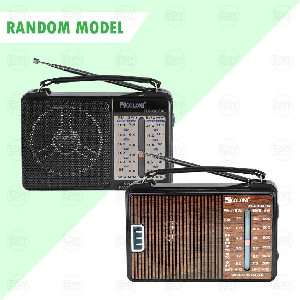 3 BANDS MINI PORTABLE AM FM SW1-2 CLASSICAL Antique Vintage Retro RADIO ...