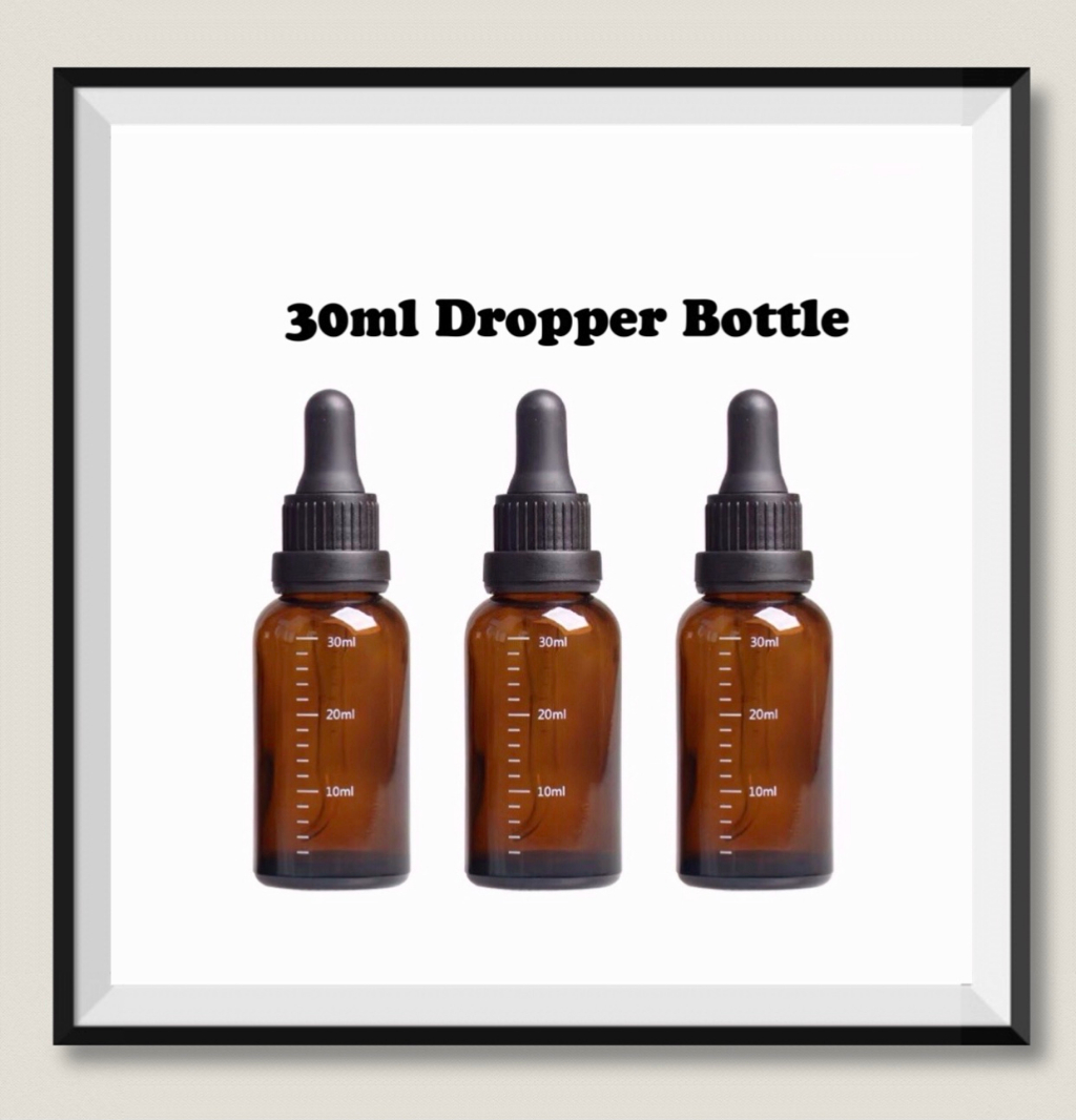 30ml Dropper Amber Glass Bottle Essential Oil Bottle Dropper Bottle ...