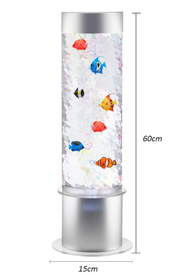 Sensory Bubble Tube 2 feet Artificial Fish Multi sensory Room Autism ...