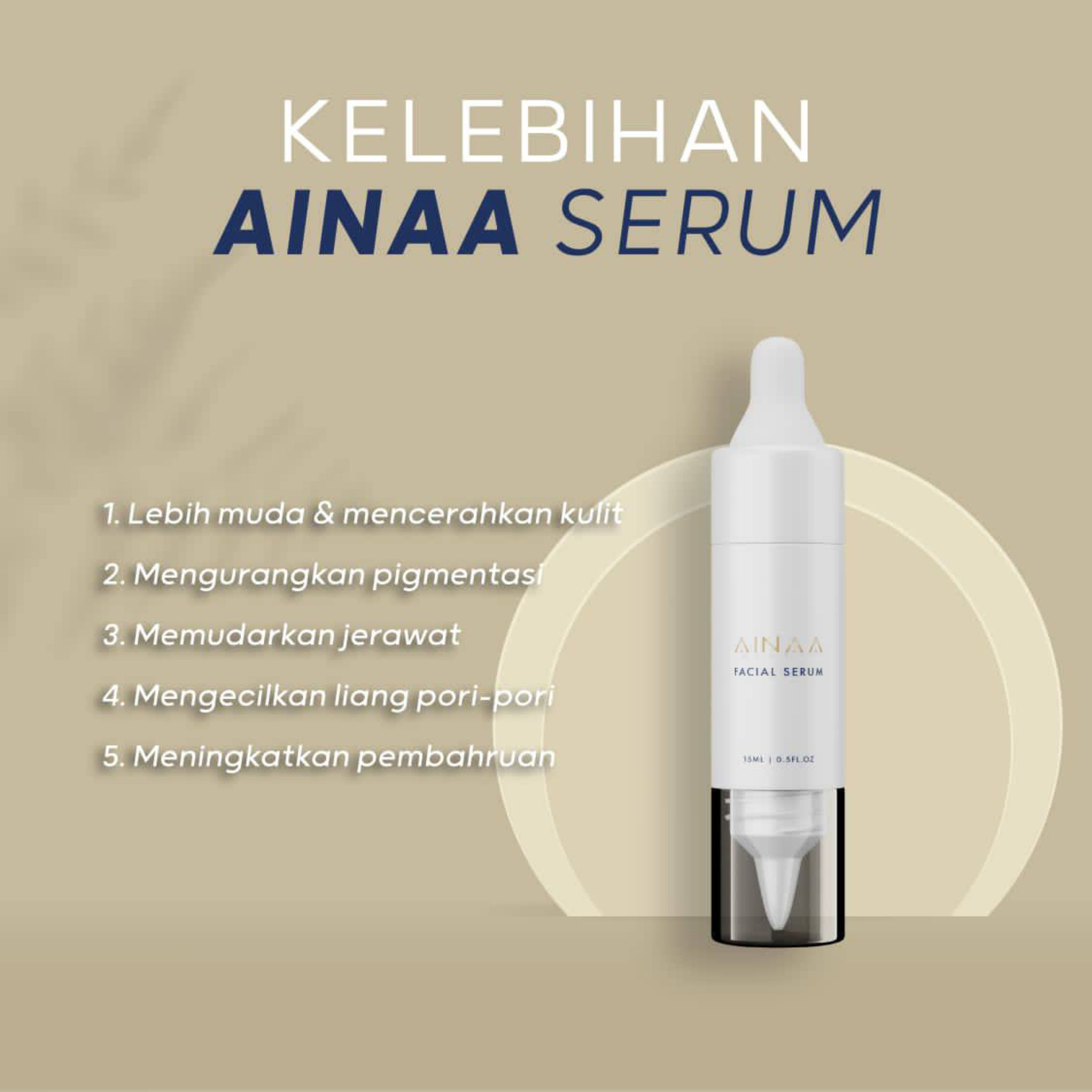 AINAA Beauty Set | Cleanser Scrub Serum Sunscreen Moisturizer