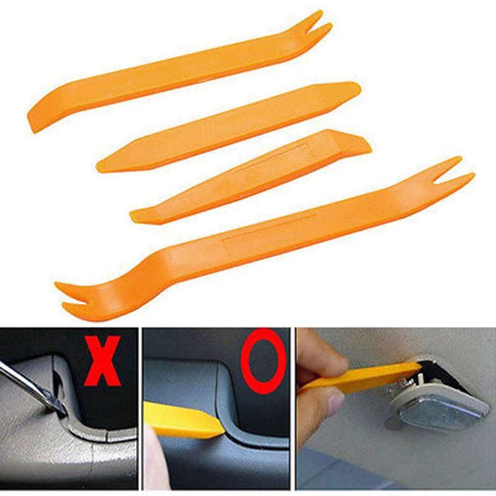 4pcs Panel Removal Tools Set Kit Auto Radio Panel Door Clip Trim Dash ...