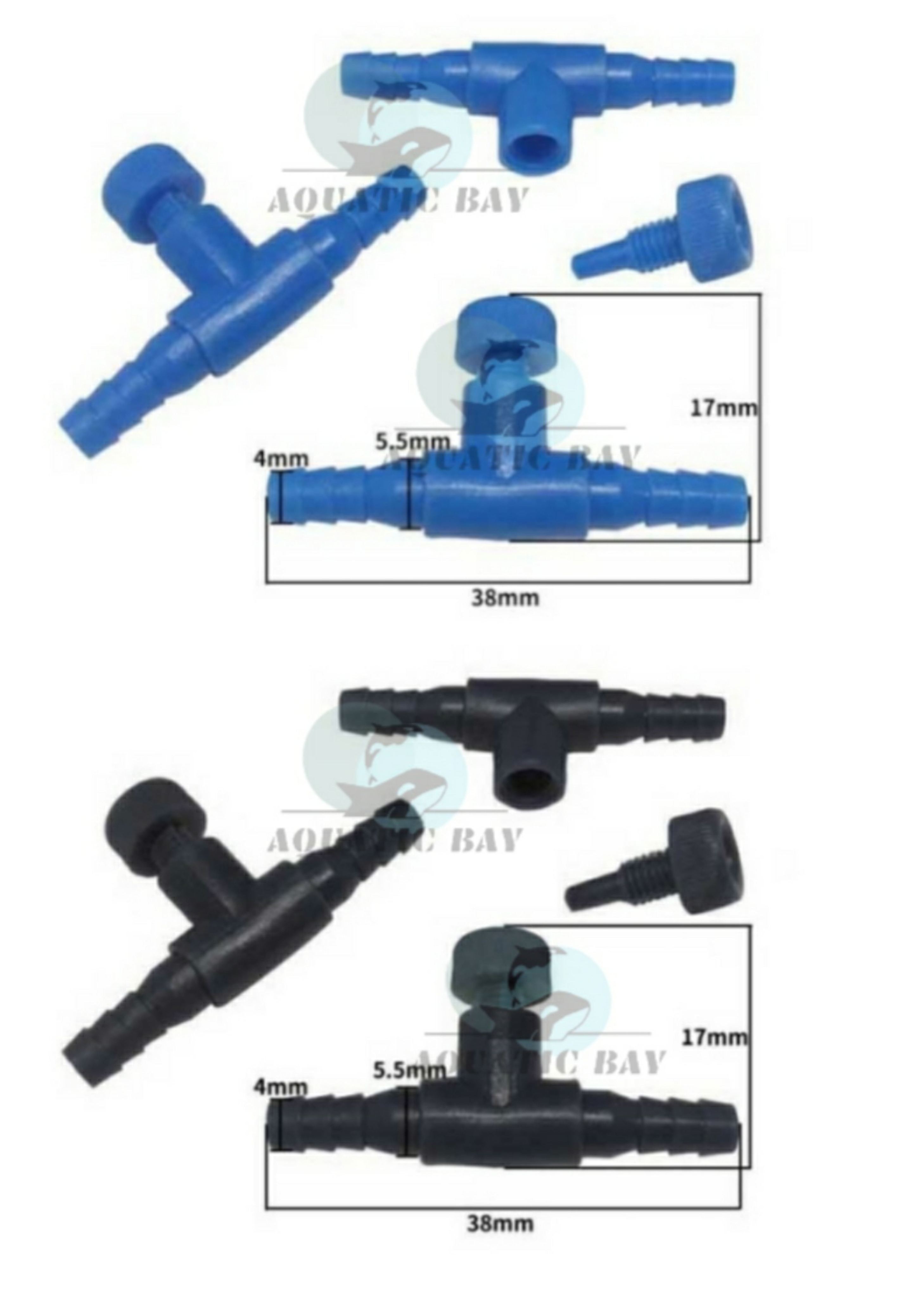 6-Pack Aquarium Air Control Valve Set With Check Valves
