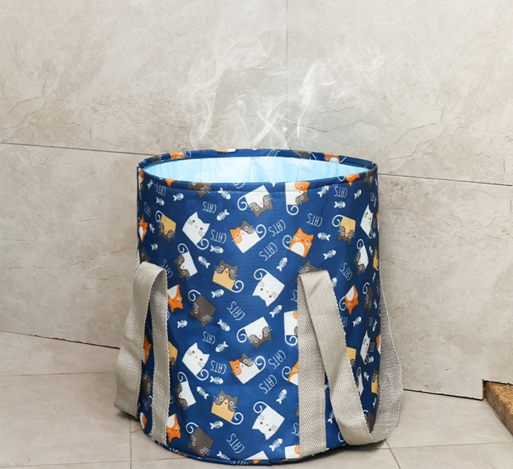 泡腳桶 Foldable bucket bag /baldi lipat /foldable pail bucket foldable ...