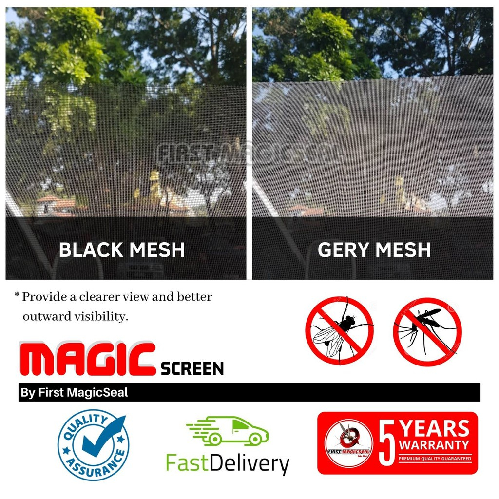 1stMagicSeal - (Full Set - ALL Frame) DIY Magnetic Mosquito Net Insect ...