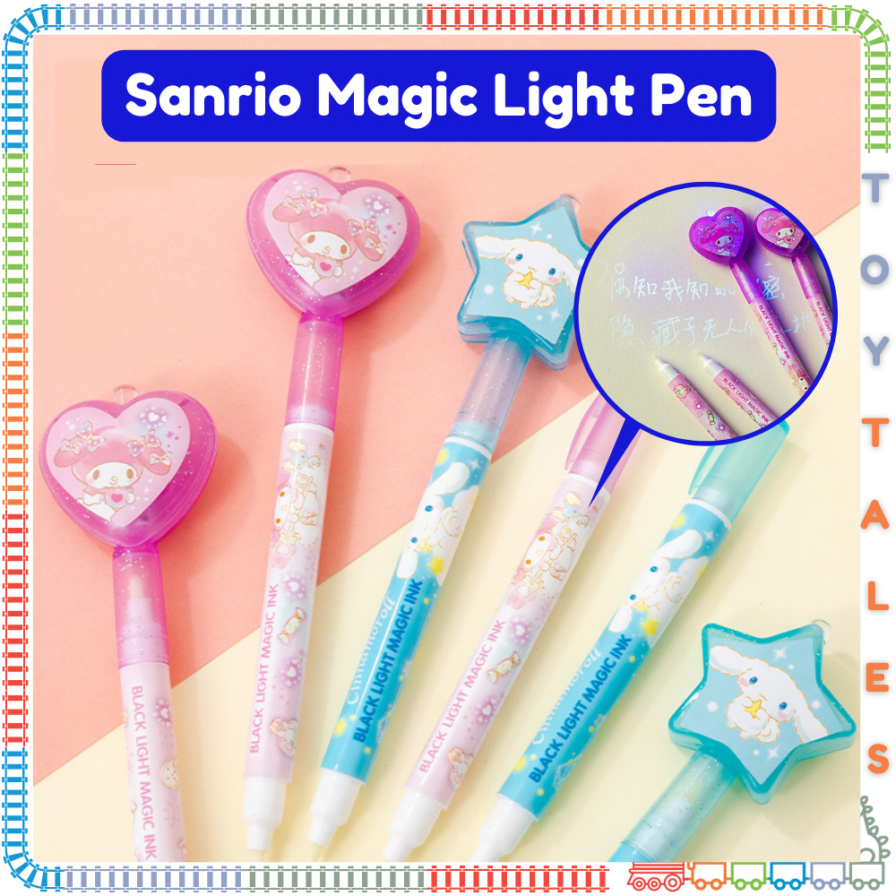 ToyTales SANRIO STATIONERY INVISIBLE PEN with UV LIGHT Cinnamoroll ...