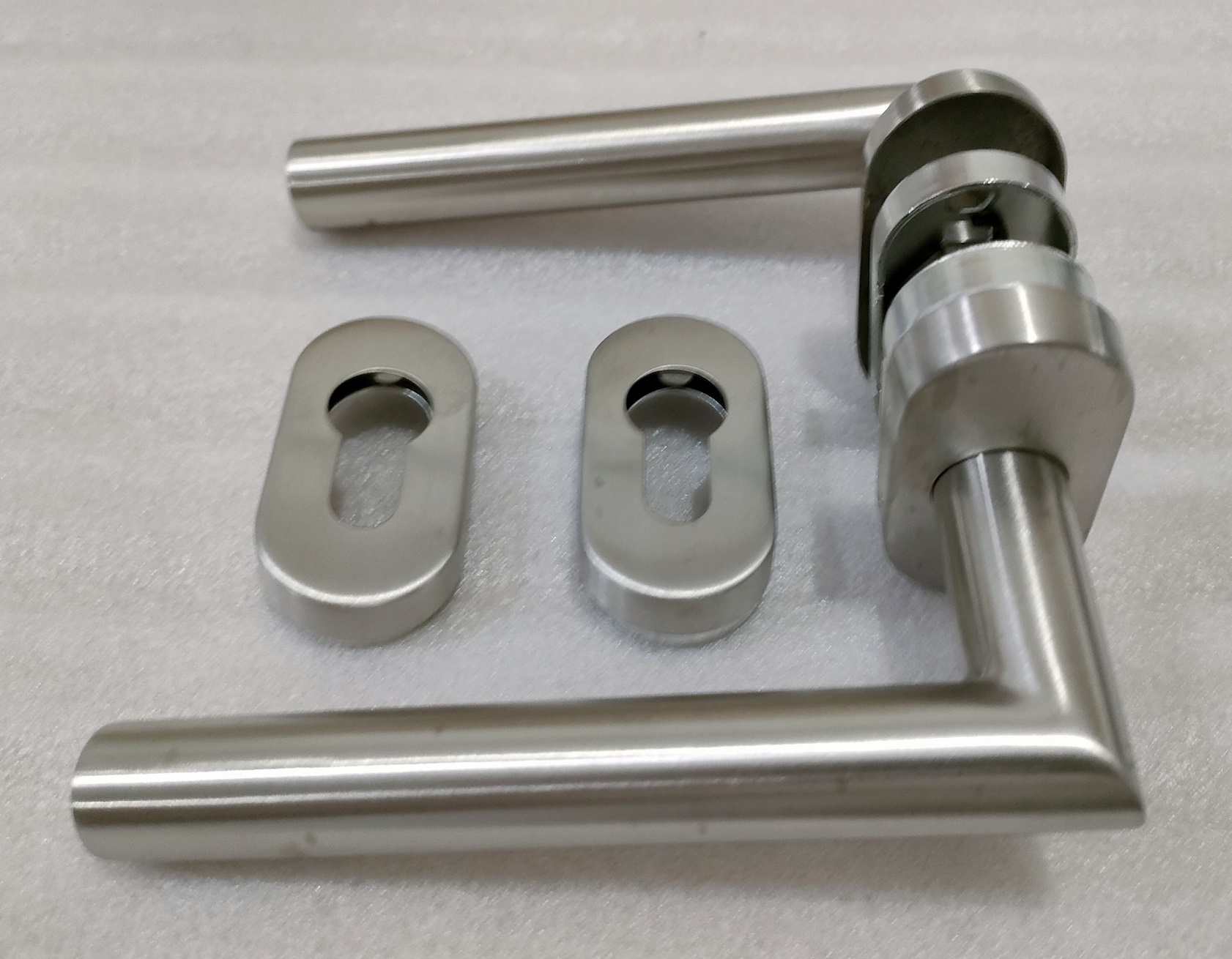 Oval Door Lock split lock 85mm Wood door iron stainless steel kunci ...