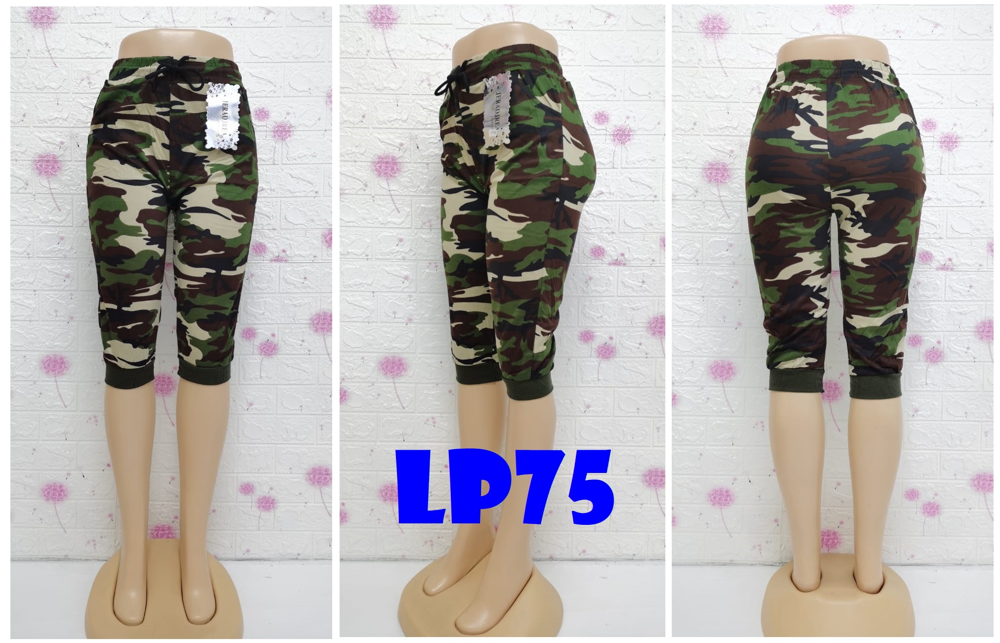 [LP75/7708] WOMEN'S ASKAR PANTS THAT 3 SIDES HAS 2 POCKETS | Shopee ...