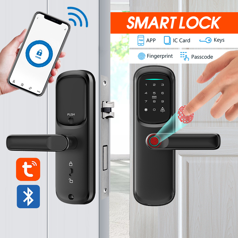 Smart Door Lock Dld Smart Handle Door Lock Fingerprint Digital Doorlock 