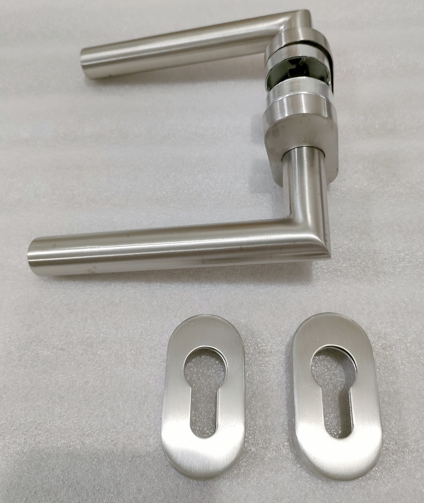 Oval Door Lock split lock 85mm Wood door iron stainless steel kunci ...