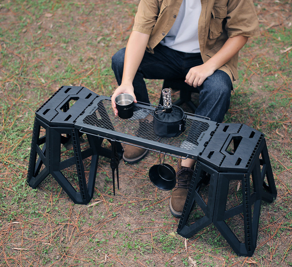 Military Style Camping Stool Outdoor Foldable Chair Folding Sleeve Bag ...