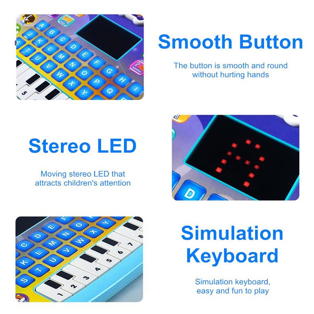 Baby Toy Education Toys Learning Machine Tablet with LED Screen ...