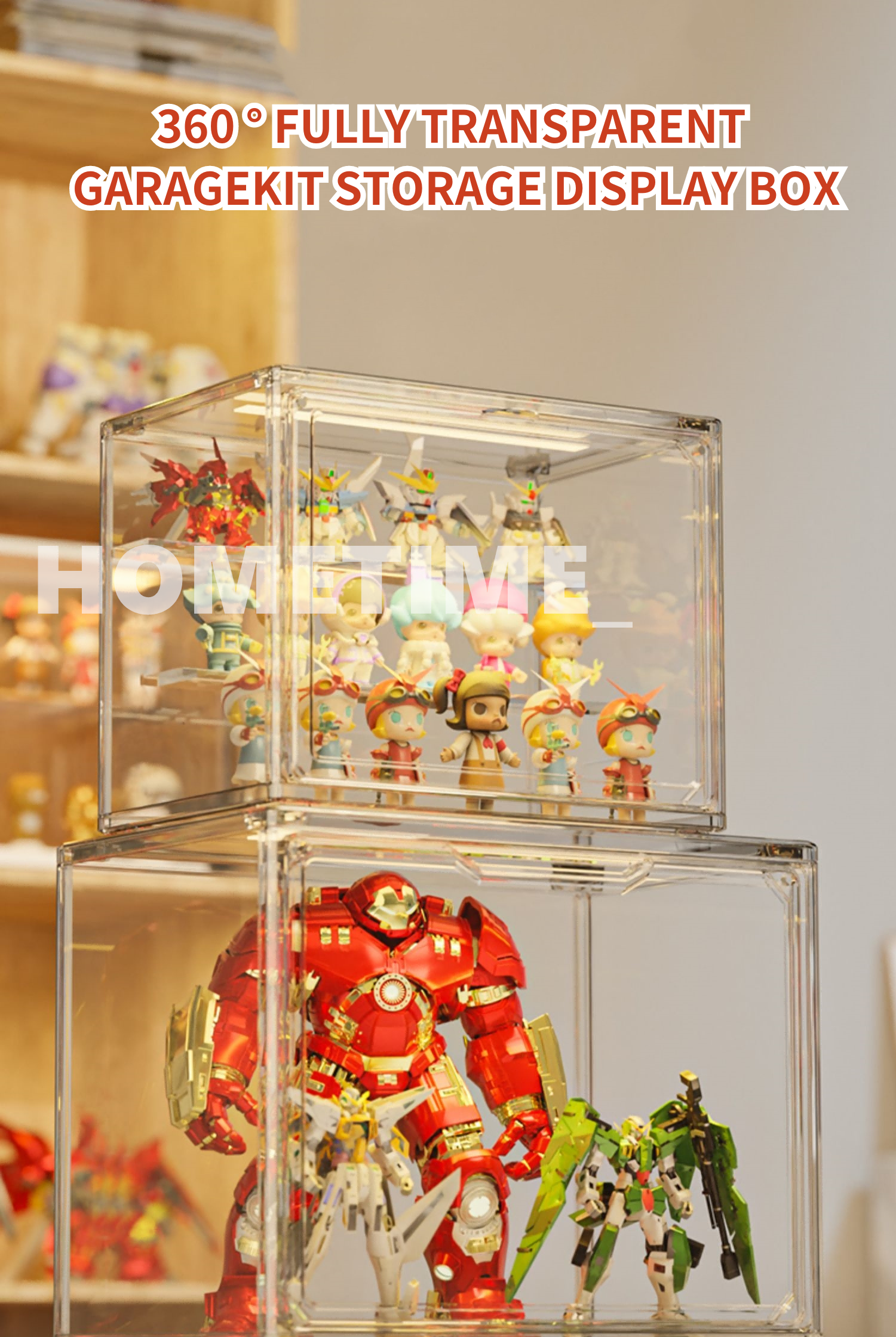 Acrylic Storage Box Transparent Display Rack Transparent Box Jewellery ...