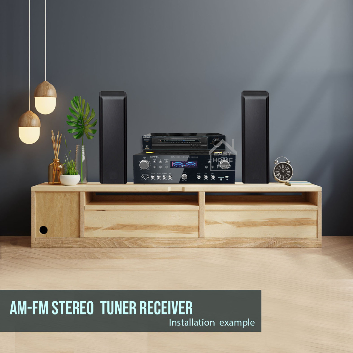 SONAR TU-222 FM Tuner AM Tuner AM/FM Component Tuner for Amplifier ...