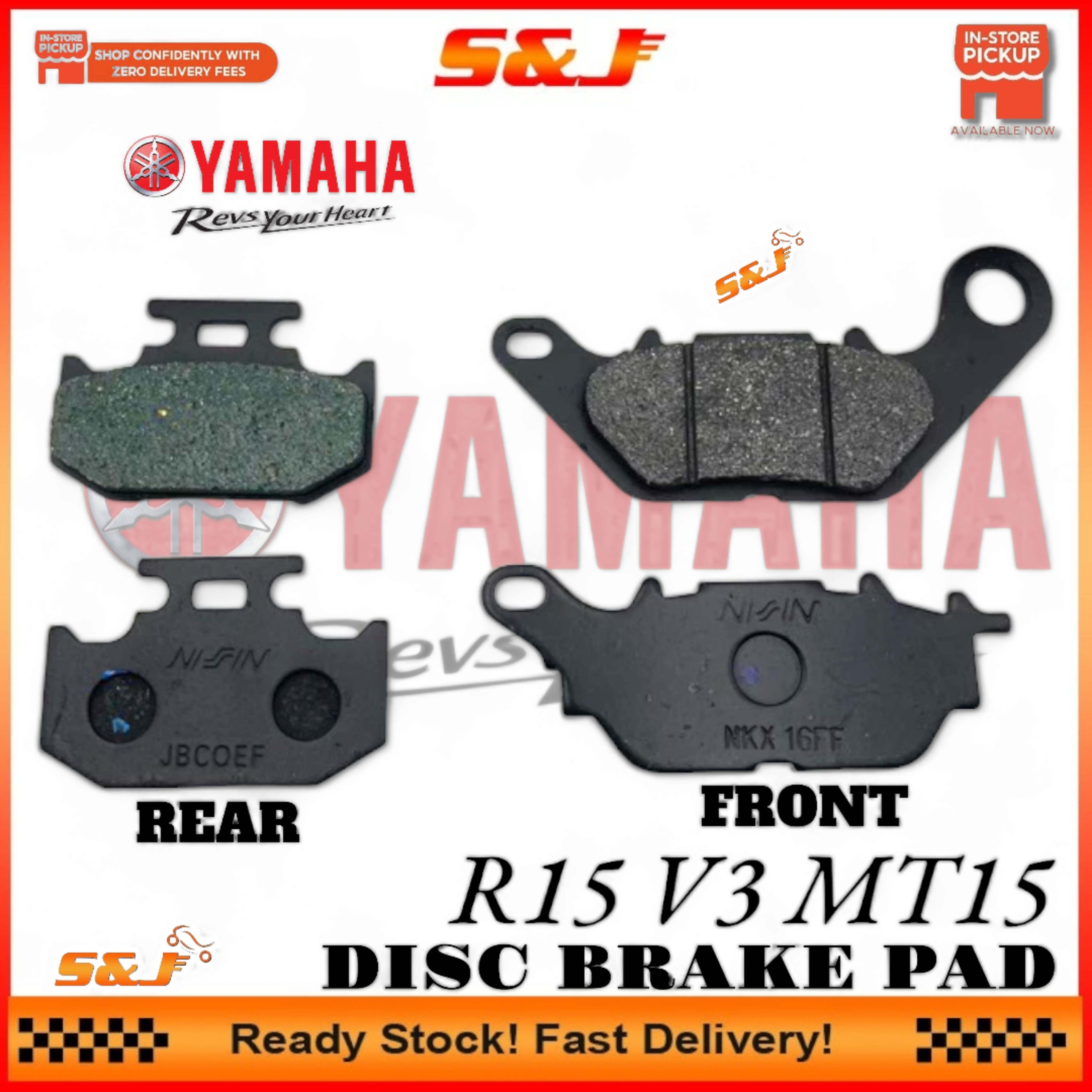 YAMAHA R15 V3 MT15 FRONT REAR DISC BRAKE PAD DISC PAD BRAKE PAD DISK PAD Shopee Singapore