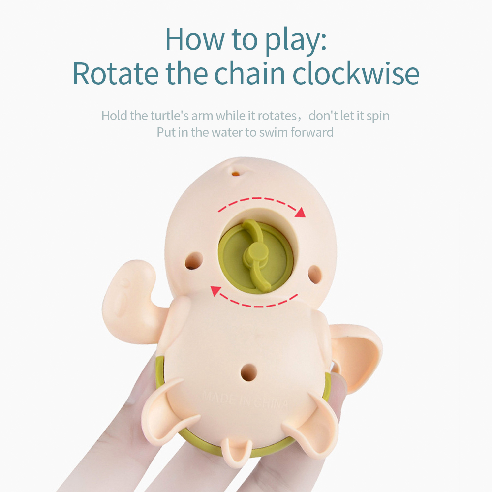 LAKOE Baby Bath Toy Swing Up Clown Fish Kids Bath Toys Fish Clockwork ...