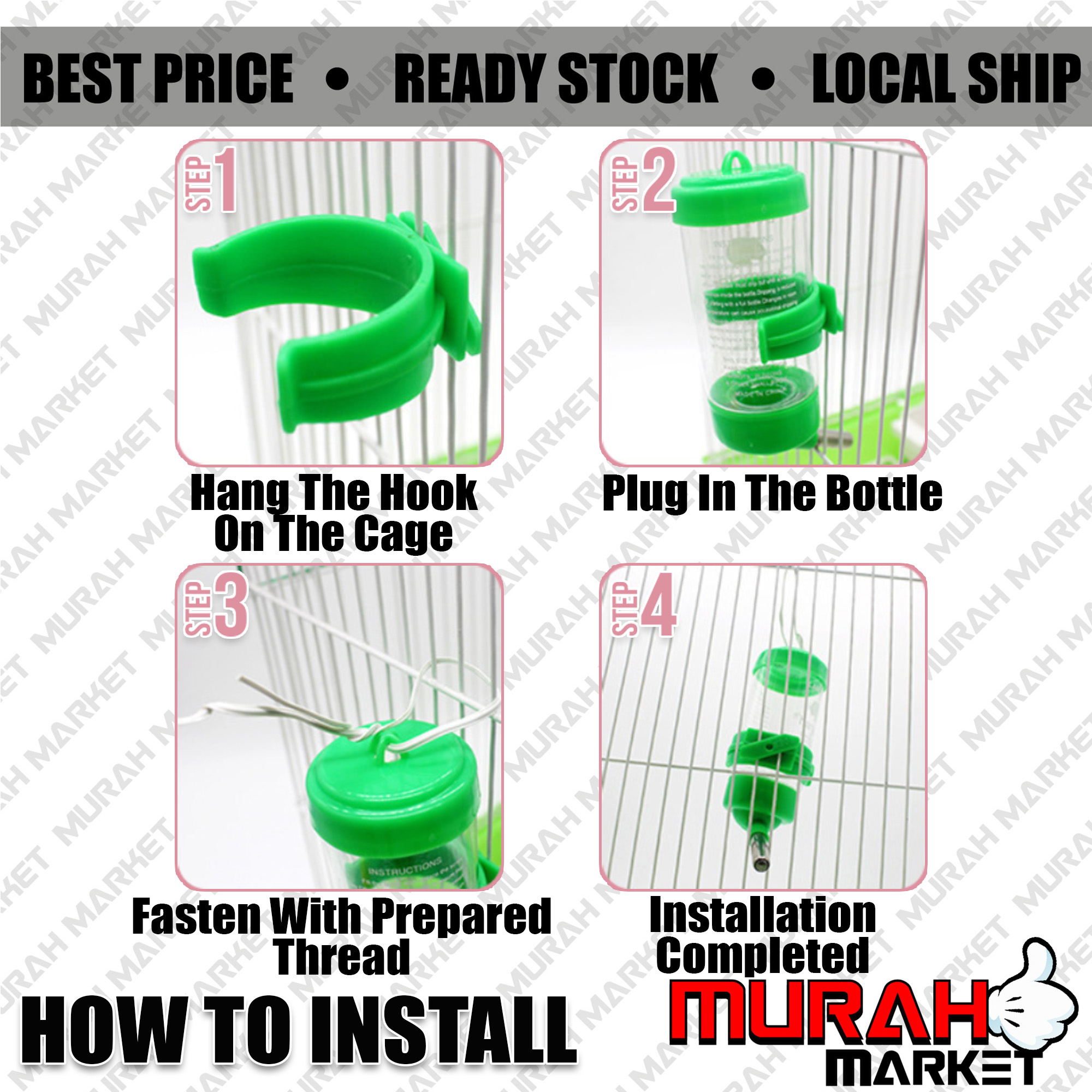 Botol Air Hamster 80 125 250Ml Hamster Drinking Bottle Cage Photo Inspiration