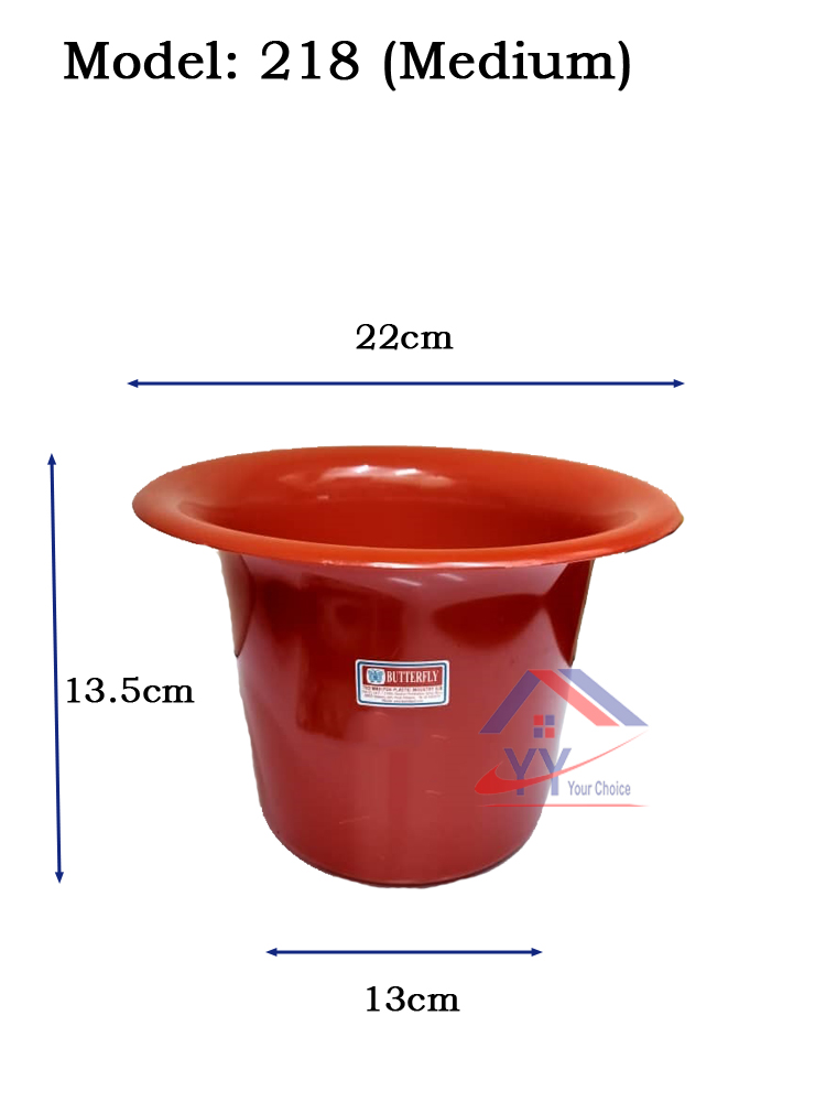 BUTTERFLY LATIHAN TANDAS/Red Plastic Spitton Baby Potty Adult Potty ...
