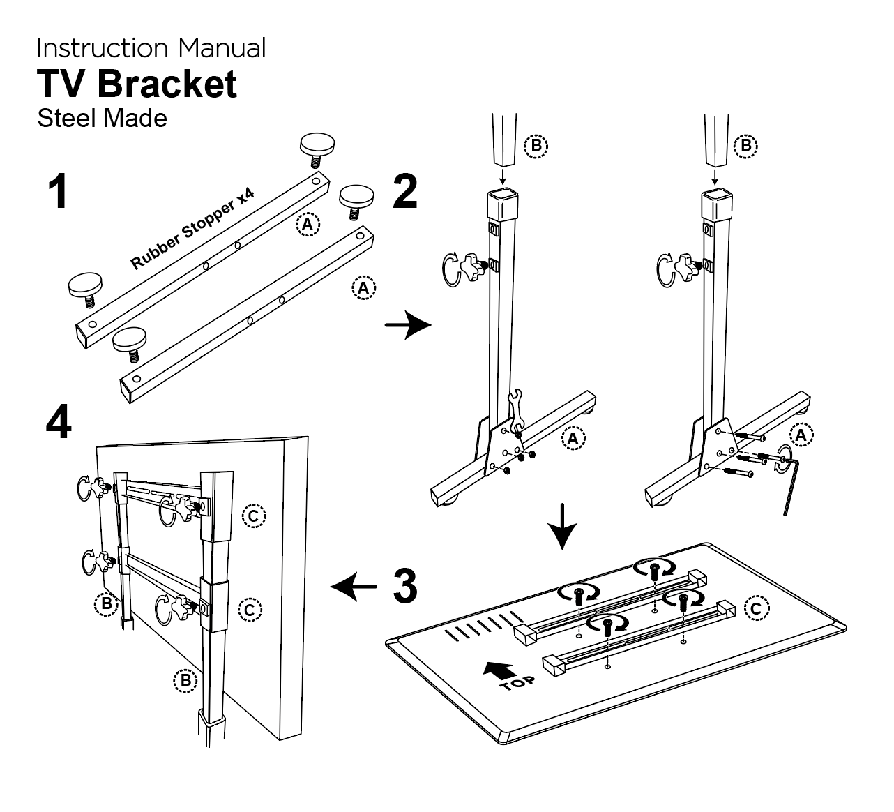 tv stand SHIP IN 24hours 4040 ALUMINIUM PROFILE MONITOR/TV STAND FOR ...