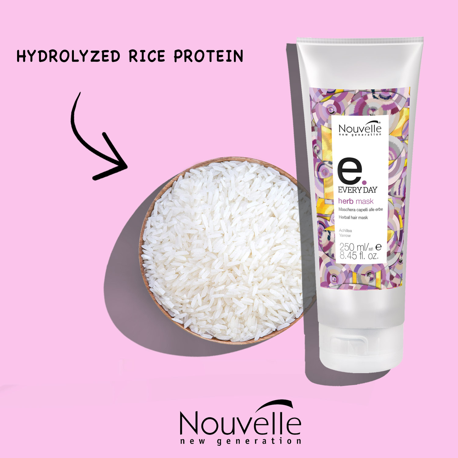 Nouvelle Everyday Herb Shampoo 250ml / 1000ml Mask (Every Day Can Use