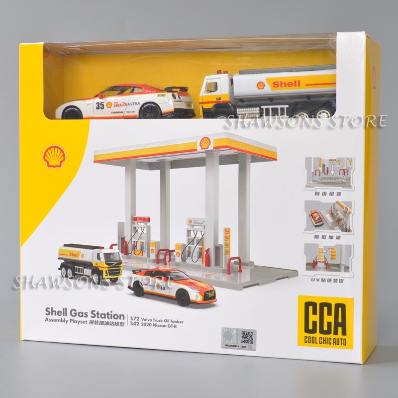 Hobby Diecast Shell Diorama Set with 2 Kereta Diecast Kereta Model car ...