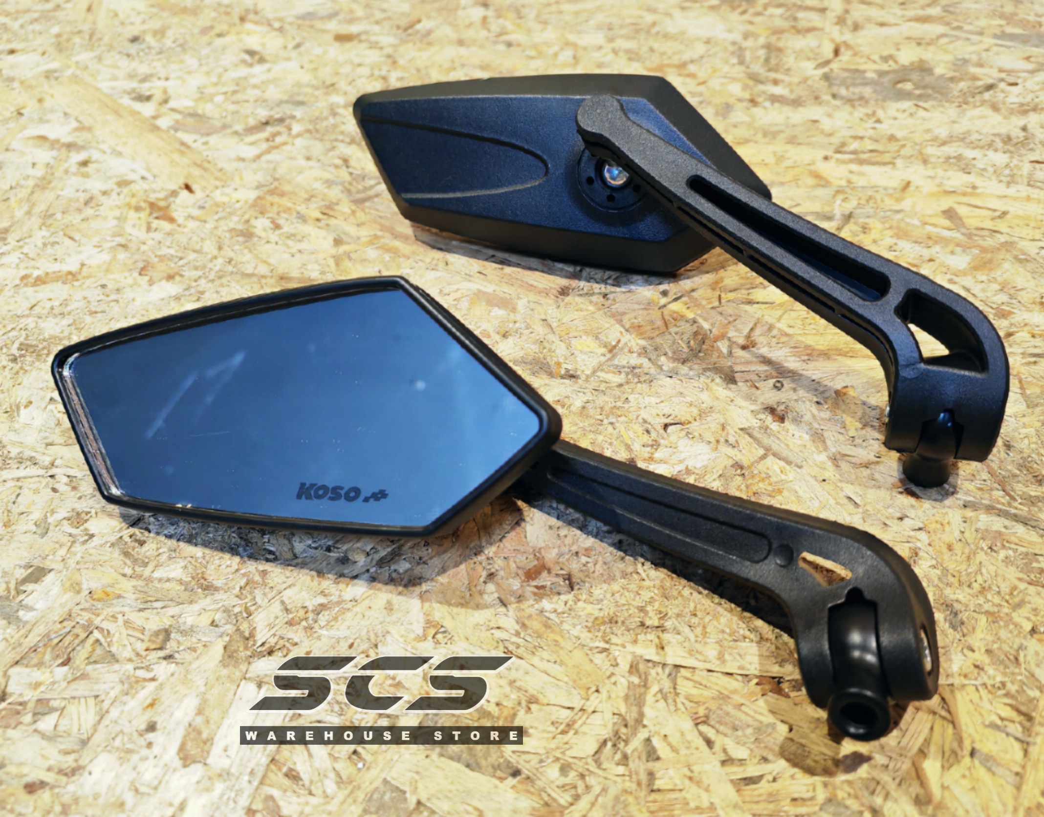 Side Mirror KOSO ABS Universal RS150 Y15 ADV Vario FZ150 RFS150 VF3i ...