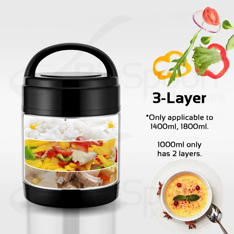 BIGSPOON Thermos Food Container Stainless Steel |Insulated Lunch Box