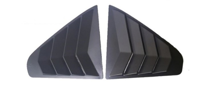 Perodua Bezza Window Cover Mustang Shark Fin Sport Matte Black ...