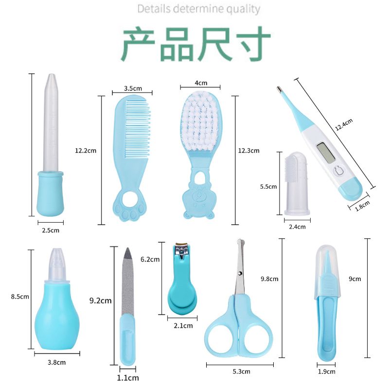 10pcs 4pcs Baby Grooming Care Set Nail Cutter Scissors Thermometer Set ...