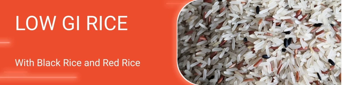 《LOW GI》2.8kg Low GI Rice with Black Rice Red Rice Suitable for ...