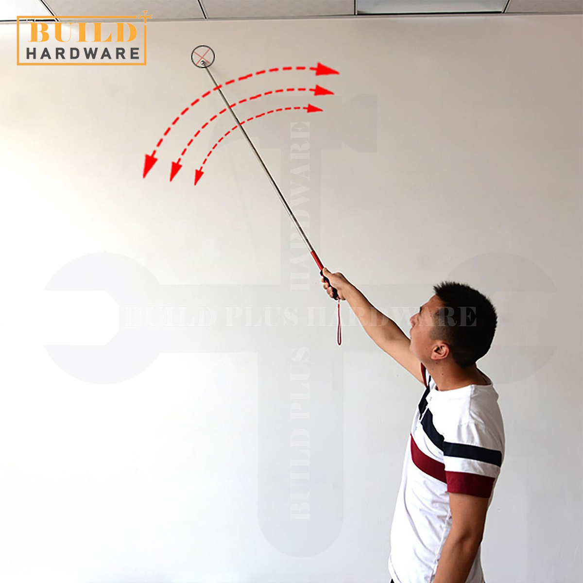 1pcs 1.3m Tile Checker Telescopic Test Hammer (Mosaic Checker Bearing ...