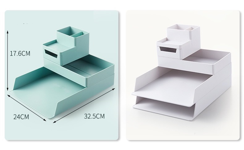 Stationery☑️File Document Letter Paper Tray Sorter Collection File Desk ...