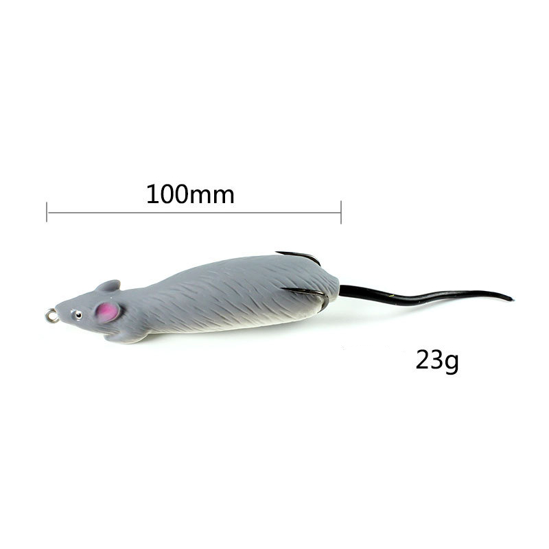 ANH F47 10cm 23g Mouse Frog Snakehead Long Custom Big Soft Frog for ...