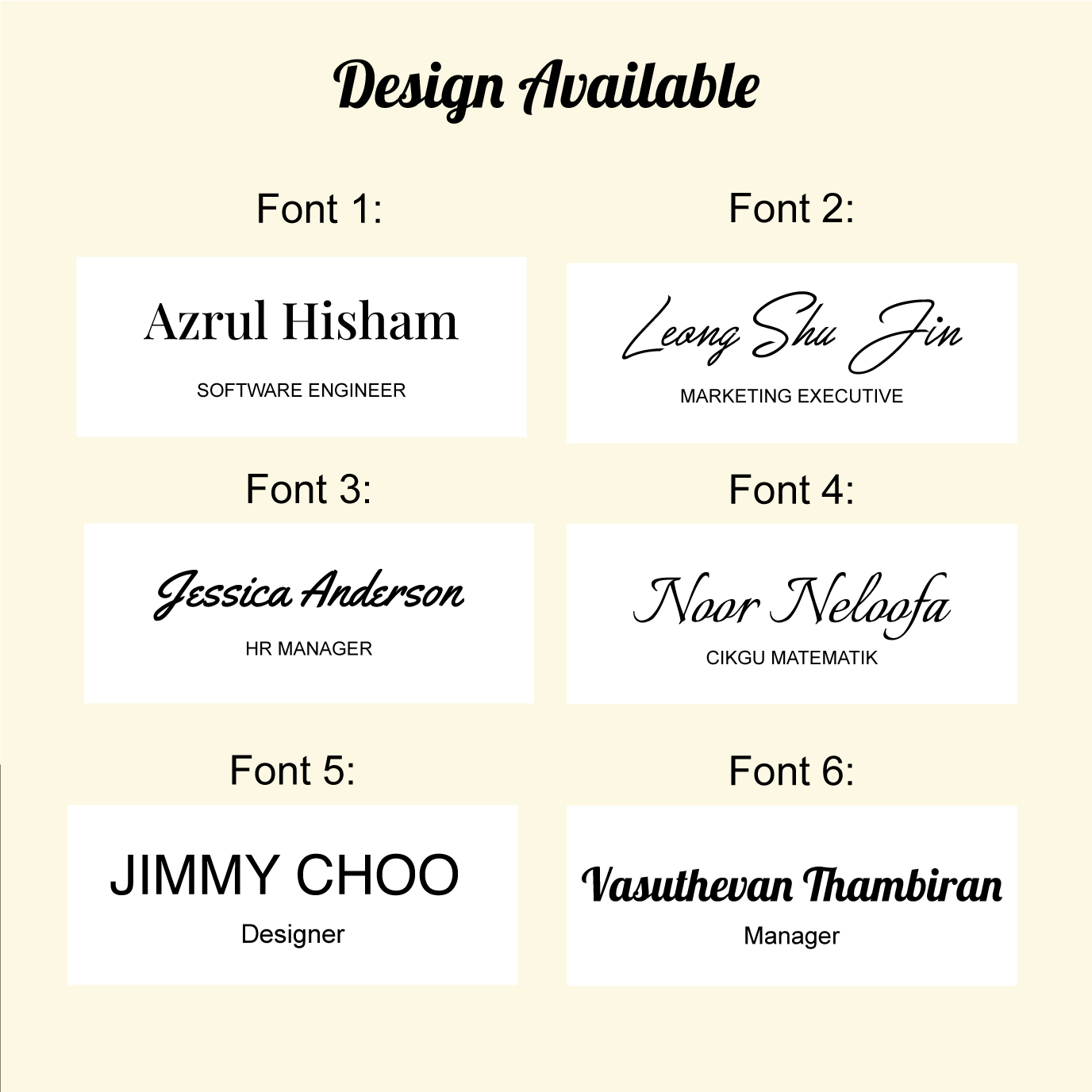 Customize Desk Name Display Papan Tanda Nama Meja LED Papan Nama Cikgu ...