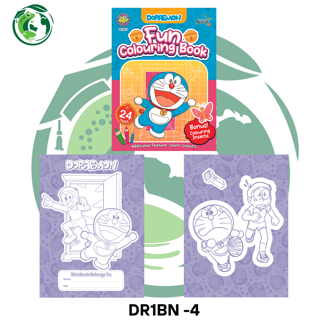 TOAD BOOKS : DORAEMON FUN COLOURING BOOK ( DR 1BN ) | Shopee Singapore