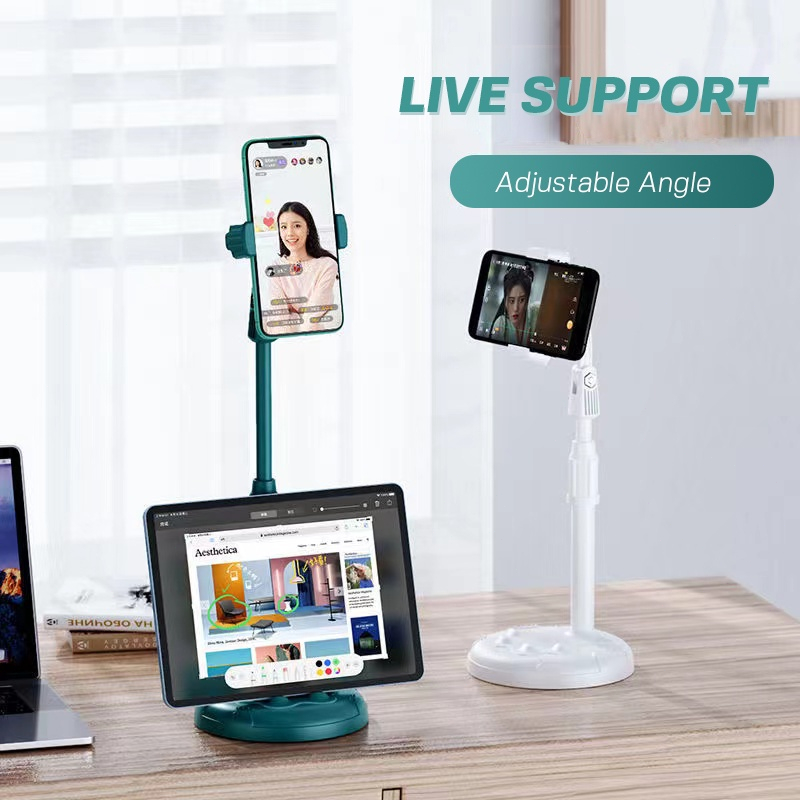 Telescopic Phone Stand Holder Adjustable Table Clip Bracket 手机支架 Table ...