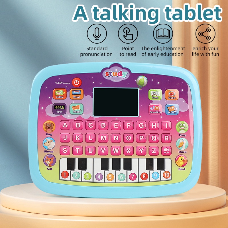 Baby Toy Education Toys Learning Machine Tablet with LED Screen ...