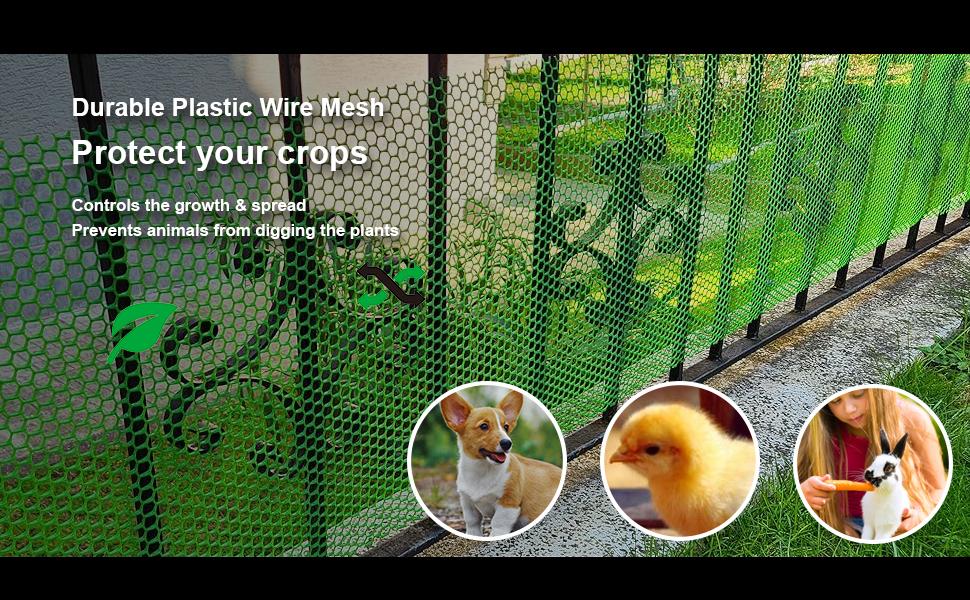 0.5m 1m Width/PVC Plastic Gate Guard/PVC Jaring/Garden Wire Mesh ...