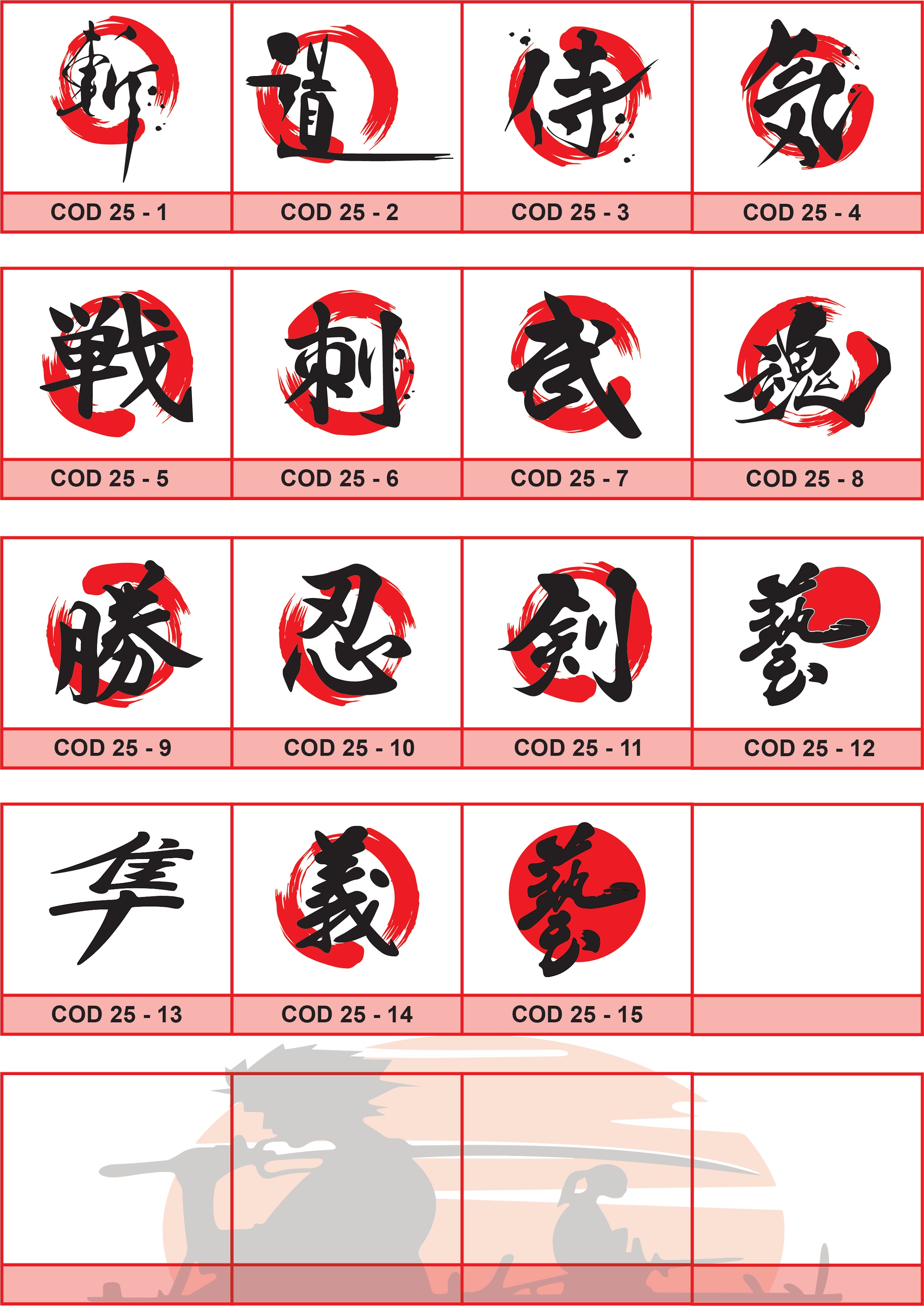 Japanese Word Character Car Sticker Body Fender Bumper Window Decal ...