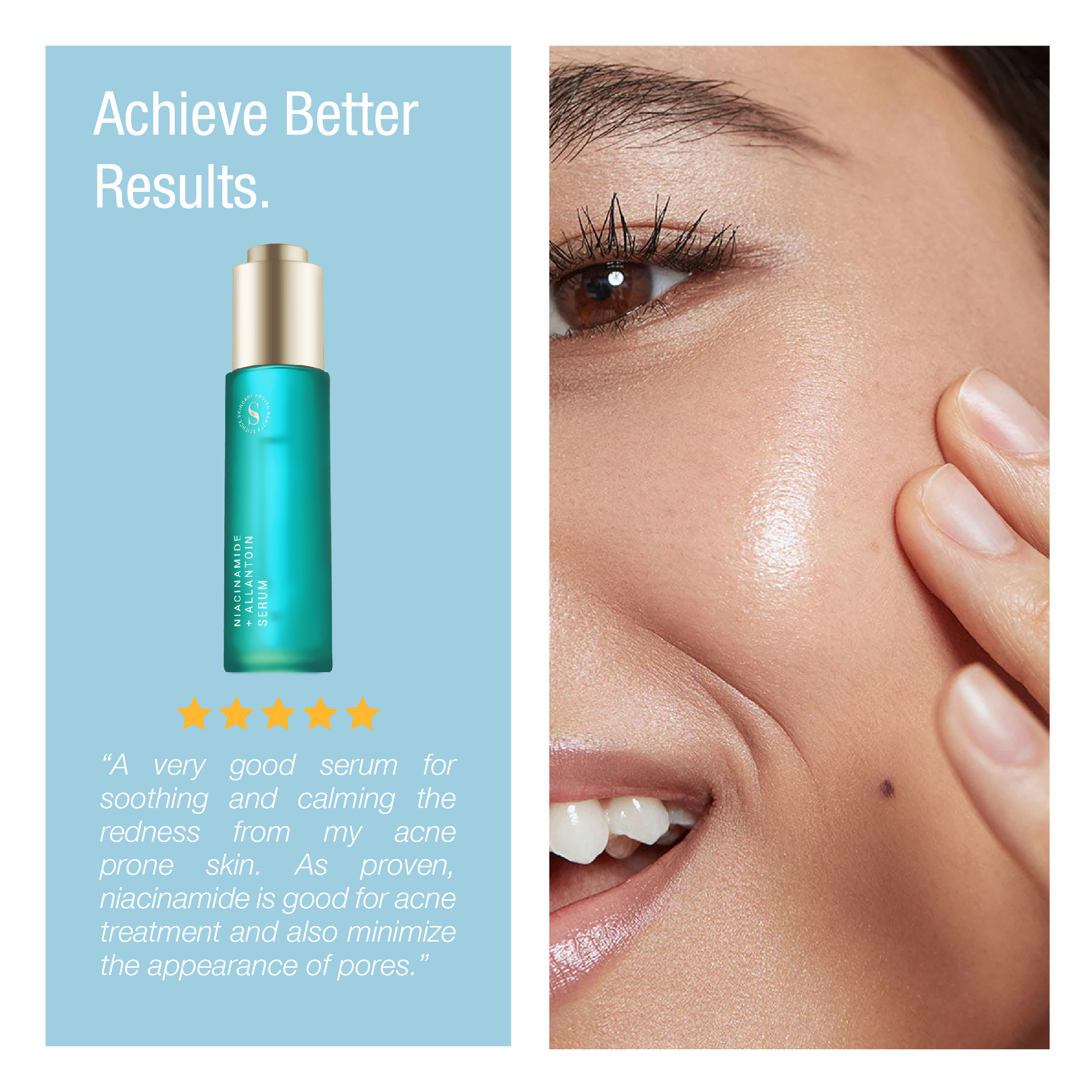 SKINMADE Skin Texture & Skin Repair - Niacinamide Serum + Moisturizer ...