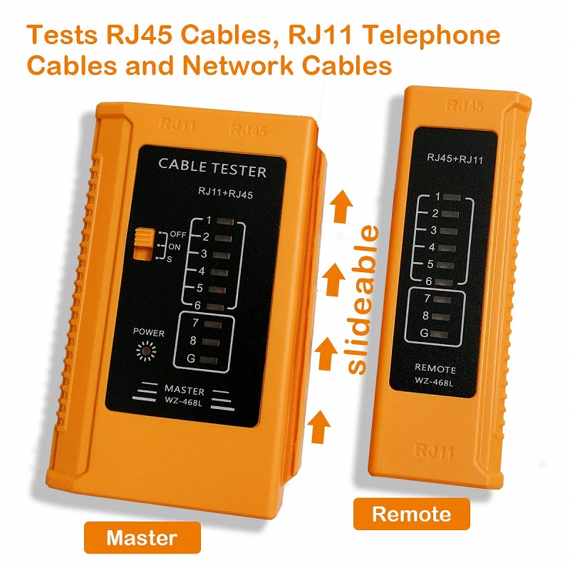 RJ45 LAN Network Tester Telephone Cable Tester Network Cable Tester ...