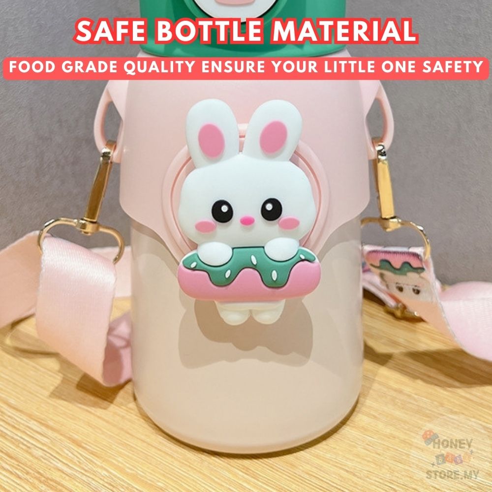 500ML Bottle Kids Stainless Steel Botol Air Kanak Kanak Thermal Flask ...
